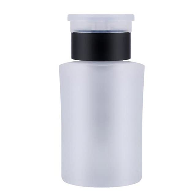 Nagellackentferner-Pumpspender – 2 Stück, Je 180 Ml, Transparent Mit Rosa Kappe, Für Nagellackentferner & Make-up-Entferner