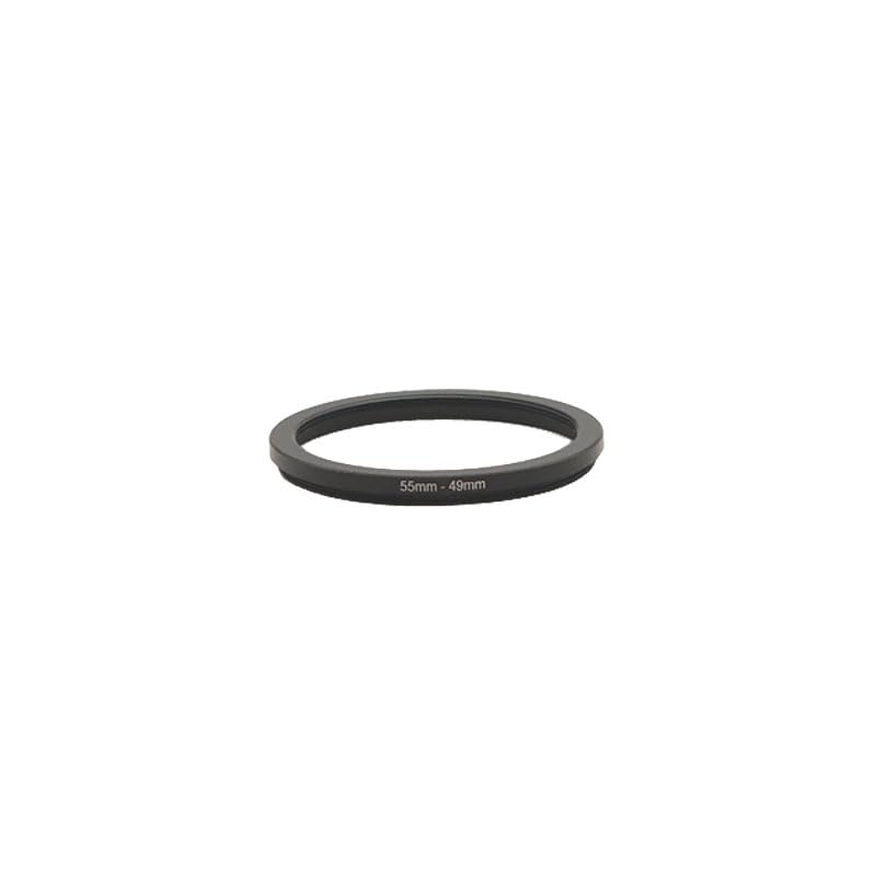 Metal Step-Up/Down Ring Adapter Compatible with Mirrorless Cameras DSLR Lens, UV CPL ND Filter Thread Converter, Black (55-46)