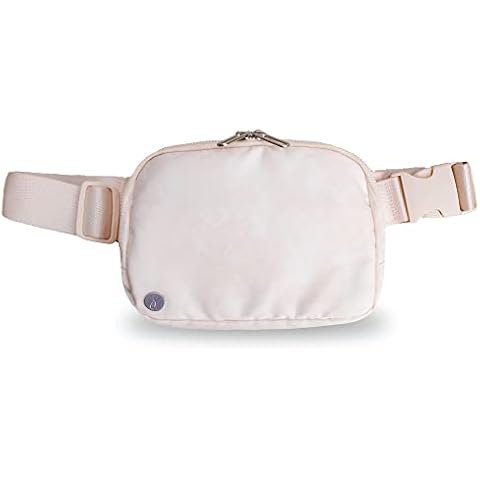 Jadyn Belt Bag, Casual Crossbody and Belt Fanny Pack for Women and Men, Adjustable Strap, Multiple Pockets, Durable Material (Cream Camo) Cover