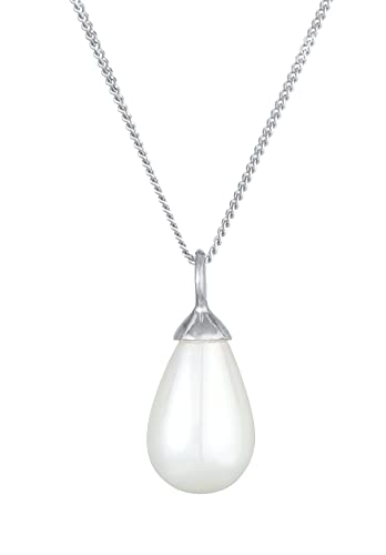 Collier perle d'eau douce véritable et argent 925 de haute joaillerie pour femme