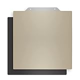 BCZAMD 3D-Drucker Zubehör Upgrade Bauplatte Federstahlplatte Blech mit PEI Magnetfuß Plattform 165x165 mm/6.49 inch Kompatibel mit Flashfor Adventure 3 Teile