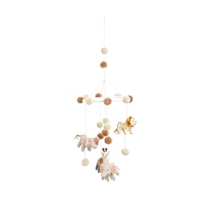 Crane Baby Safari Nursery Ceiling Hanging Decor Boho Jungle Animals Room Decor for Babies Crane Baby, Safari Nursery Decor for Boys and Girls, Ceiling Hanging, 11″ x 28″, Jungle Nursery Decor