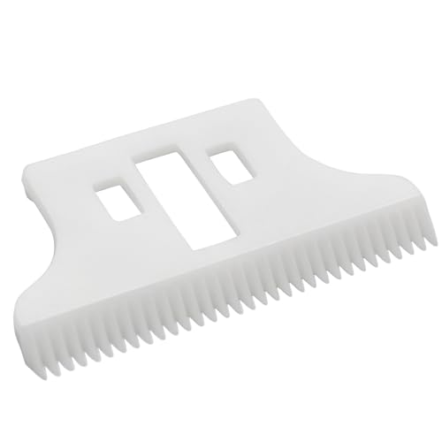 Professional Double T Wide Replacement Blades #2215, Zirconia Ceramic Moving Blade Compatible with Wahl 5 Star Detailer Corded/Cordless Hair Trimmer (White, 1)