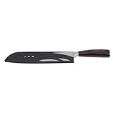 Tofficu Japanisches Chefmesser mit Holzgriff Profi Küchenmesser Fleischhacker Hohe Härte und Verschleißfestigkeit für Haushalt und Gastronomie