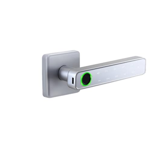 Serrure RFID connectée Tuya SmartLife à empreinte digitale et clé physique - 5