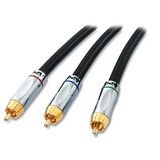 Cables de vídeo componentes YPbPr de 1m APC AV Pro RCA para pantallas y DVD