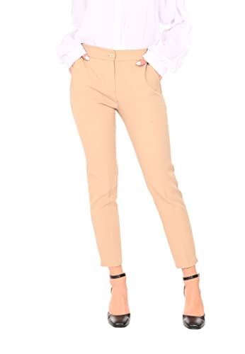 Pantalon beige hiver femme fini les vêtements froids grâce à cette coupe classique slim