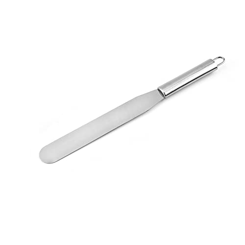 8Inch Stainless Steel Spatula Baking Icing Knife Griddle Scraper for Cooking Cake Decorating