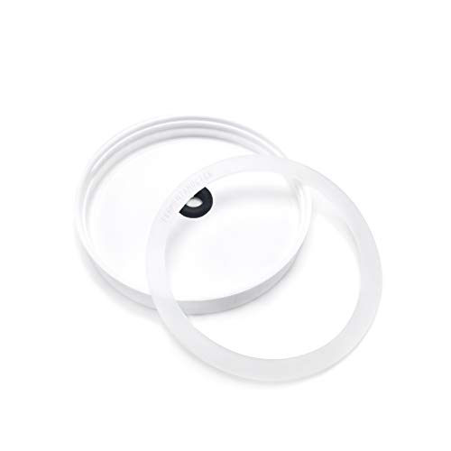 Airtight One Gallon Standard Fermentation Lid Gasket With Airlock - Turns Gallon Jar Into A Fermenter - Hard Kombucha, Beer, Wine, Cider, (Gallon Lid With S-Airlock) #TOP2