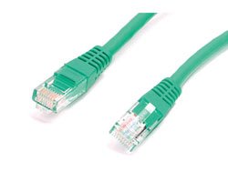 212 Main 10 ft Green Molded Category 5e- 350 MHz- UTP Patch Cable