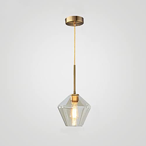 Lampade a Sospensione a LED, Lampadari, Sala da Pranzo, Vetri Vintage per Cucina ad Isola, Illuminazione Decorativa su apparecchi per tavoli da Pranzo,