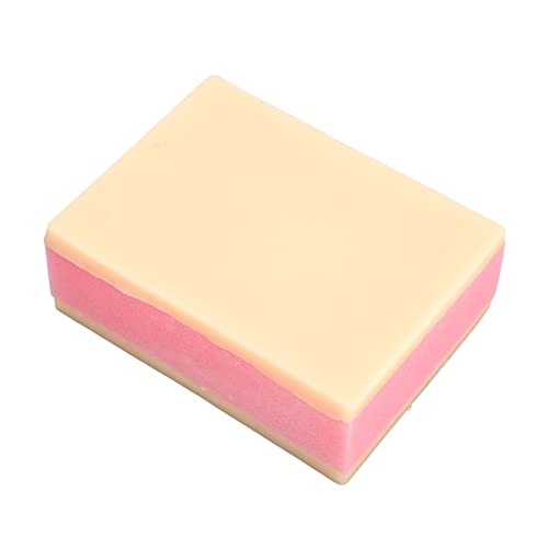 Image of Suture Training Model, Silicon Skin Suture Pad Refill Suture Practice Pad for Suture Kit, 2 Silicone Skin Layers Surgical Skin Injection Practice Pad for Students Doctors