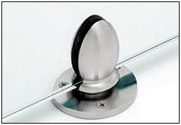 CRL VPC12BS 316 Brushed Stainless 1/2" Vertical Panel Clamp