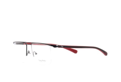 Image of 9860 Unisex Rectangle Half Rim Spectacle | Rectangle Shape Eyewear Frame | Modern Design | Everyday Fashion Accessory