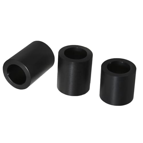 Espaceurs d'essieu noirs id-1 pouce od-1-1/2 bagues pour moto touring