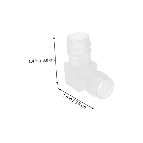 Accesorios para mangueras con conector en ángulo y adaptador lateral de 8 piezas 3