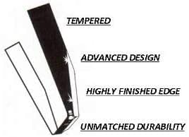 Image of #24 Van Alstine Heavy Duty G Series Tire Grooving Blades for GV1000 Groover, Flat Bottom, 24 /32 inch, 12 Pack - HGF24