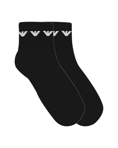 Chaussettes Emporio Armani homme noir de fabrication italienne de haute qualité
