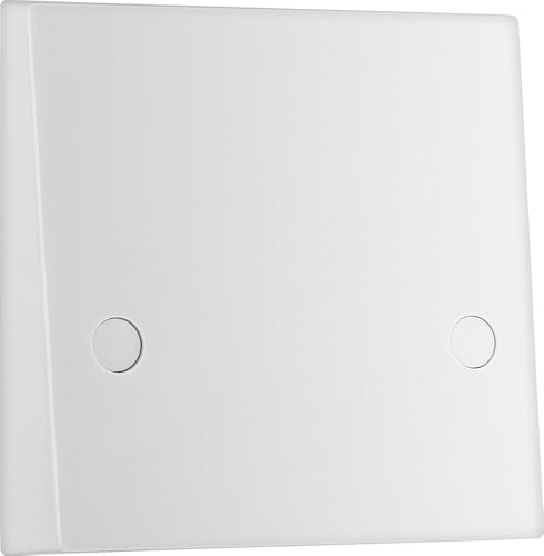BG Electrical Single Cooker Flex Outlet Plate, Bottom Entry, Square Edge, Nexus 900 Series, White Moulded, 45A, 979