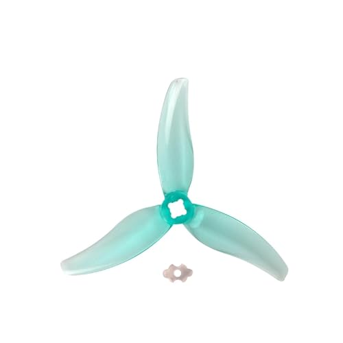 Hélice 3 pales 3630-3 verte renforcée pour drone FPV longue portée de 6 pouces en lot de 2 paires