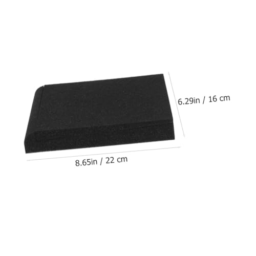Black Speaker Isolation Pad High Density Sponge Noise Reduction Cushion miniatura 2
