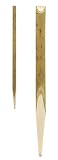 PacknWood -209BBKUR6-bamboo flat disposable skewer-black bamboo sticks-biodegradable flat wood skewe