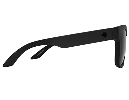 Spy Discord Discord Sunglasses Soft Matte Black with Happy Boost Black Mirror Polarized Lens + Case3