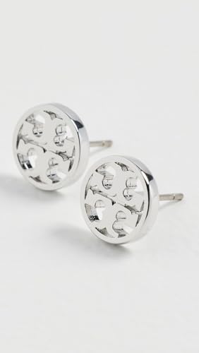 Image of Tory Burch Women's Icon Circle Stud Earrings