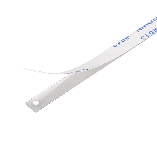 Regla adhesiva métrica de aluminio 65 mm uxcell miniatura 4