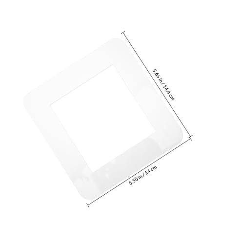 Protector de interruptores de pared transparente antimanchas marco protector de metacrilato 3