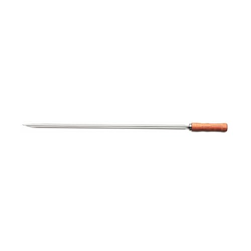 Tramontina Pincho para Barbacoa en acero inoxidable y mangos de madera certificada Estrecho 75 cm