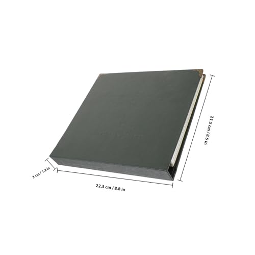 Libro de papel verde para recuerdos y almacenamiento de billetes premium 3