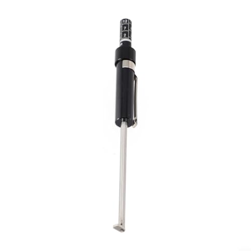 Medidor de grosor de pastillas de freno para vehículo, escala para detección de pastillas de freno de coche y profundidad de la banda de rodadura de neumáticos, calibrador con placa base de 1.5mm para pastillas internas y externas miniatura 1
