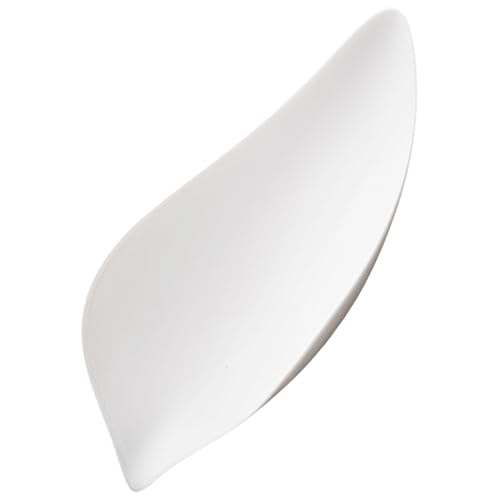 Cabilock Ceramic Tea Leaf Spoon Small Tea Scoop Delicate Teaspoon for Home Tea Accessory