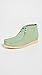 Clarks Men's Suede Wallabee Boots, Green Suede, 10.5 Medium US