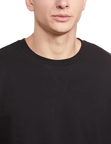 Image of Max Men Cotton Blend Solid Crew Neck Sweatshirt