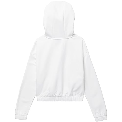 Nike Girl's Therma-FIT™ Hoodie (Little Kids/Big Kids) White/Light Thistle LG (14-16 Big Kid)2