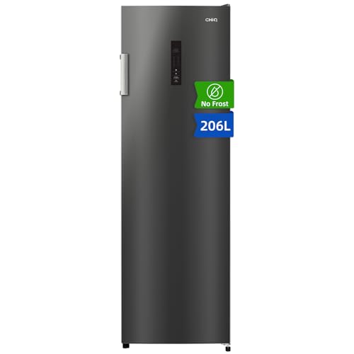 CHIQ CSD206NEID 206L Classe D Congélateur Vertical,Total No Frost & Technologie Inverter,Refroidissement Multi Air Flow,-32°C Ultra-Bas,Silencieux...