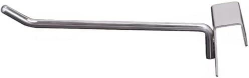 30 PCS Commercial Display Hooks for Retail Stores, 25CM Rectangular Tubing Clothing Hangers, Heavy-Duty 4mm Hooks for Maximum Support and Versatile Use