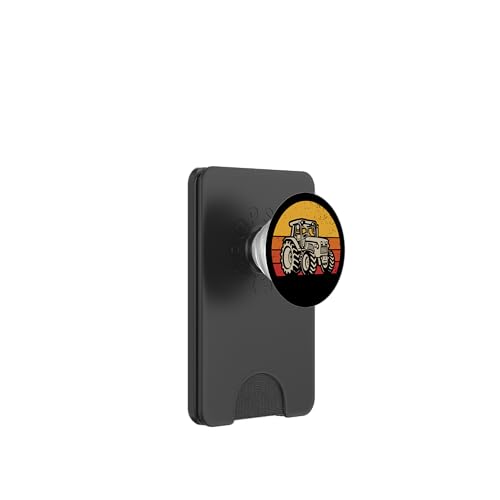 Tractor De Granja Agrícola Rancher Retro Agricultor PopSockets PopWallet para MagSafe
