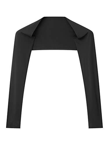 Men's Muscle Shrug Tops Long Sleeve Open Front Crop Tops Sun Protection Blouse Clubwear3