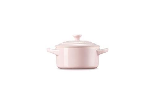 Image of Le Creuset Stoneware Mini Round Cocotte, 8 oz., Chiffon Pink