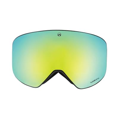 MowMow Gafas de esquí STEALTH – Lente fotocromática – ECO: marco de resina orgánica y reciclada – UV400 – Unisex (oro, azul)
