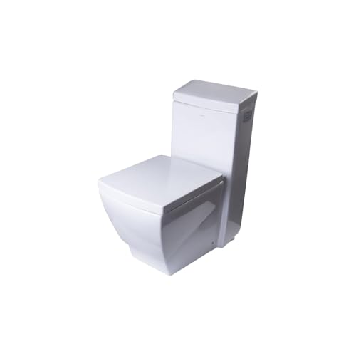 Inodoro monobloque HomeStock - Sistema de descarga de alta eficiencia en cerámica - Blanco miniatura 6