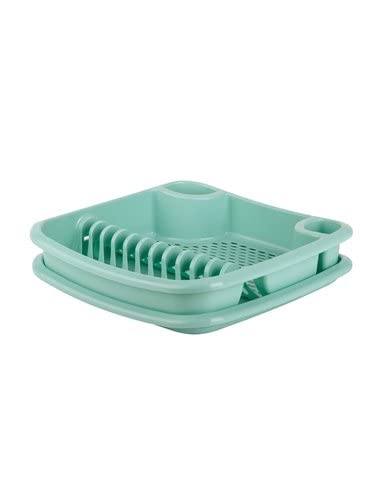 Escurreplatos con bandeja Verde