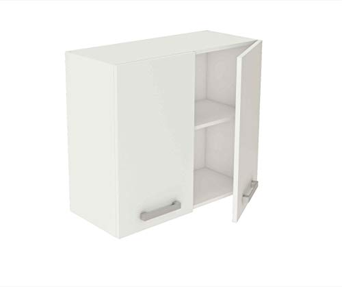 Samblo Kaori Hängeschrank, Spanplatten, Weiß, 80 - Image 3