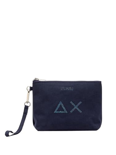 SUN68 Borsa Pochette Donna Navy W36201 Taglia Unica