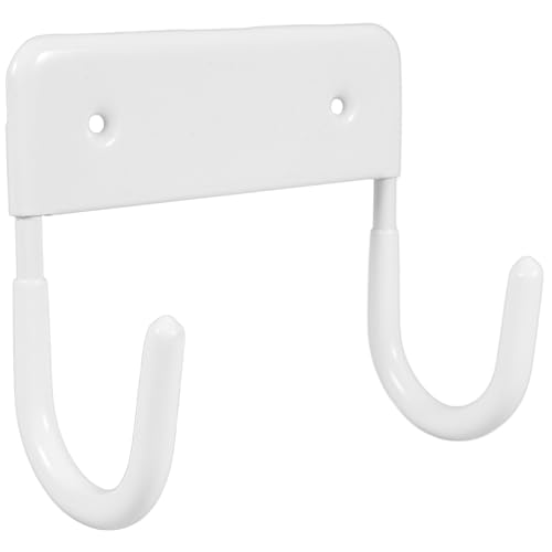 Homoyoyo Support Mural pour Planche à Repasser Blanc Porte Planche Repasser Robuste Et Polyvalent Rangement Mural pour Buanderie avec Installation Rapide Et Espace Optimisé