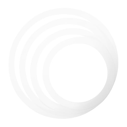 BESPORTBLE 4Pcs Snare Drum Mute Kit Durable Sound Dampening Rings for Home Practice Fits Drums Easy to Install Protects Your Instrument From Damage