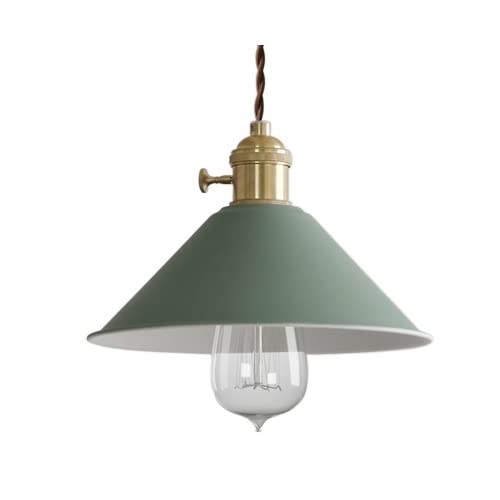 Lustre Petite Parapluie en métal traité contre la rouille vert